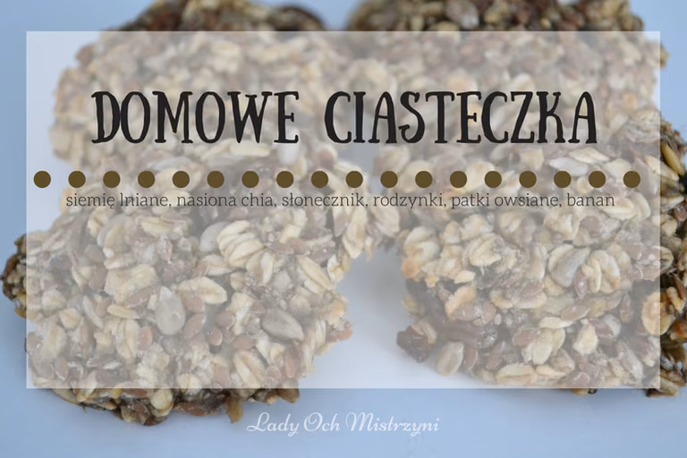 Domowe ciasteczka bananowe z nasionami