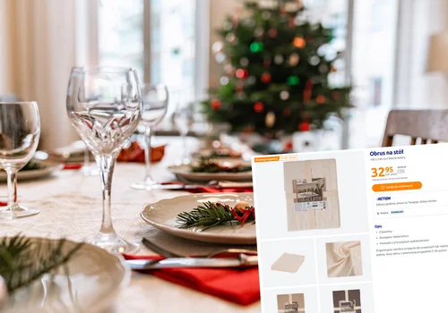 Ten obrus z Action to HIT na święta! Elegancja i prostota w jednym, a cena? Tylko 32,95 zł