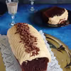 Ciasto czekoladowe z kremem kajmakowym