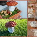 Grzybek ze starych gazet krok po kroku
