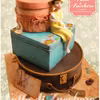 Tort w stylu Vintage