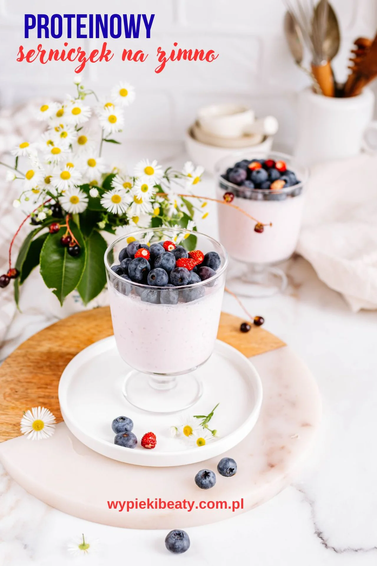 Proteinowy serniczek na zimno