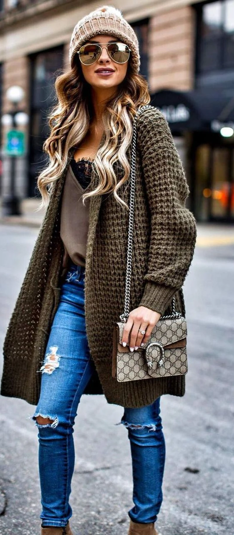 Gruby sweter
