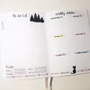 Minimalistyczny bullet journal październik