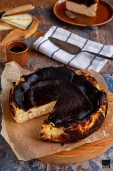 Tarta de queso Manchego - sernik baskijski z serem Manchego