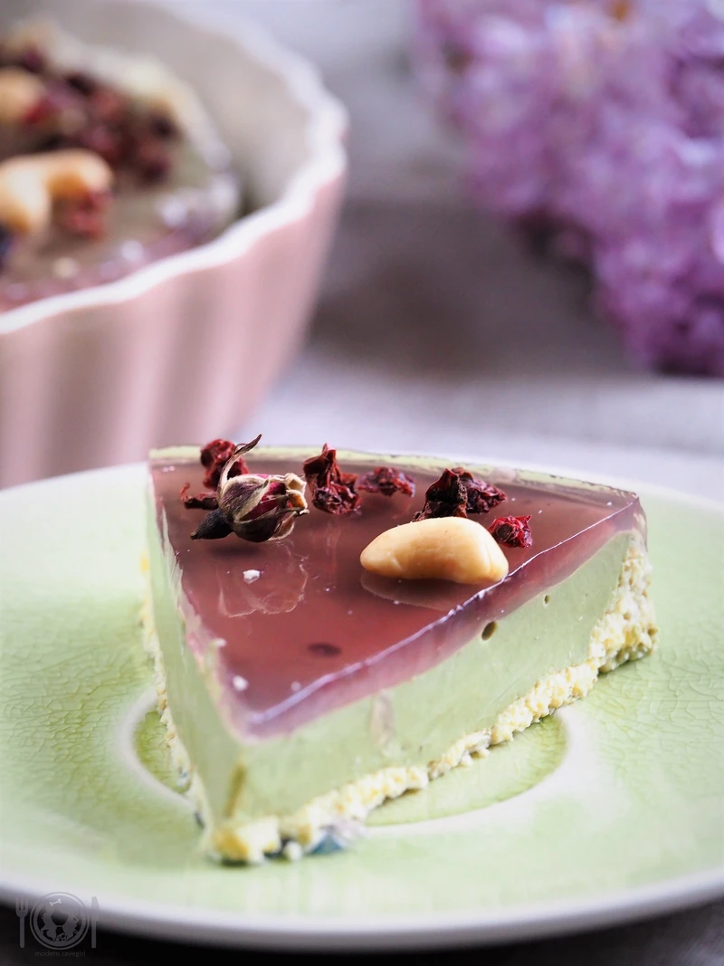 Keto tarta z panna cottą (Paleo, LowCarb, opcja Vegan)
