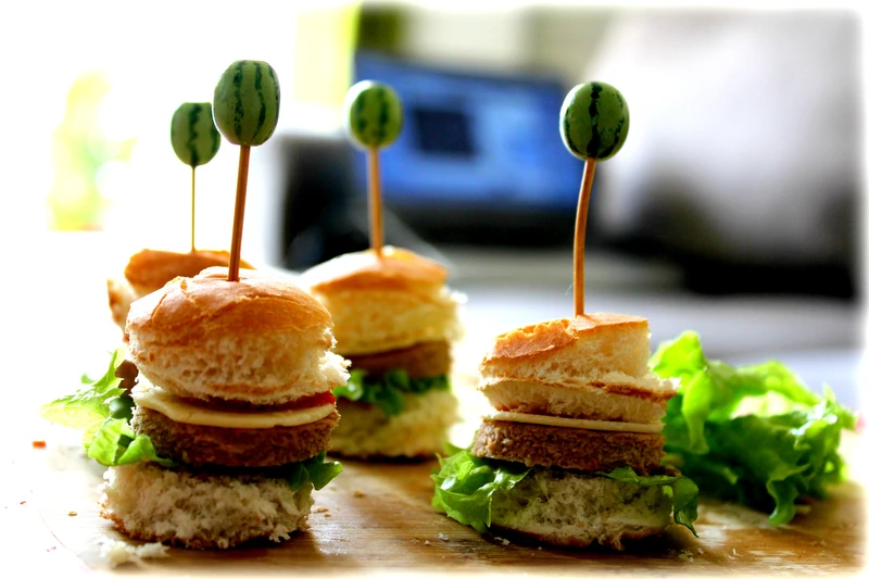 Mini hamburgery