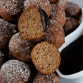 Bananowe mini pączki orkiszowe