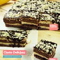 Ciasto Delicjusz - czekoladowo-budyniowy