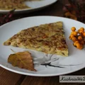 Omlet jesienny z grzybami i orzechami