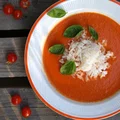 Zupa - krem pomidorowy z mleczkiem kokosowym