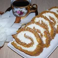 Rolada marchewkowa z serkiem mascarpone