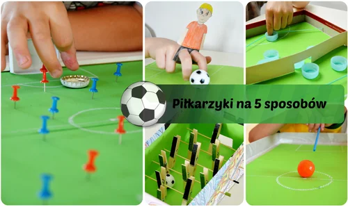 Zróbmy sobie piłkarzyki, czyli nasz własny domowy, kartonowy mundial w pięciu wersjach
