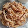 Faworki z mascarpone