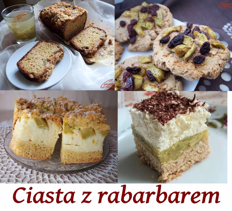 Słodkości z rabarbarem