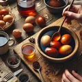 Jajka farbowane kawą i herbatą? Oto naturalny sposób na piękne odcienie