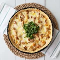 Tarta z kurkami i kurczakiem