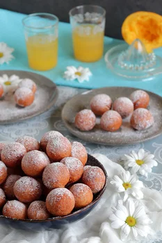 Pączki serowe z cytrusami