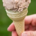 Lody bananowo kakaowe