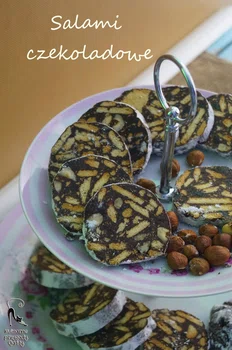 Czekoladowe salami  z orzechami