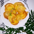 Plasterki bananów w kukurydzianym cieście