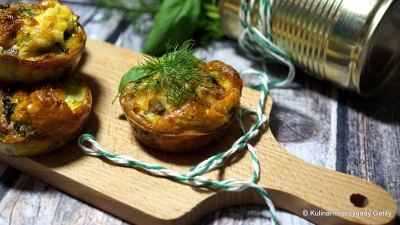 Babeczki jarzynowe quiche w wersji light