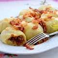 kluski śląskie z mięsem