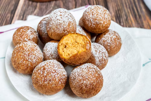 Pączki z batatów bez glutenu i laktozy