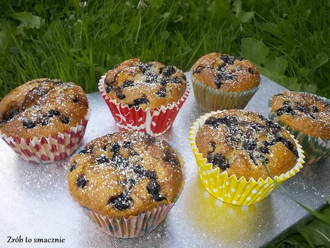 MUFFINY JAGODOWO- KOKOSOWE