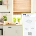 Samoprzylepne płytki ścienne za 13,90 zł z Action to hit! Metamorfoza kuchni lub łazienki w 15 minut – efekt jak z katalogu