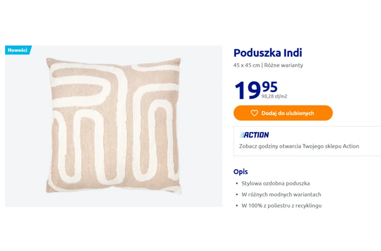 Zdjęcie Nowe poduszki  boho z Action za 19,95 zł zrobią efekt wow w salonie! Nawet stara wysłużona kanapa nabierze uroku #1