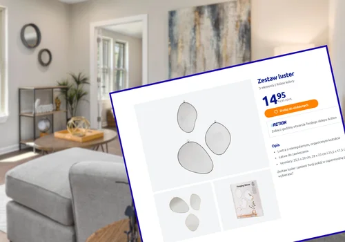 Ten zestaw 3 luster z Action to nowy hit do salonu i sypialni! Łatwy montaż, rozjaśnią każde pomieszczenie, efekt wow za 14,95 zł