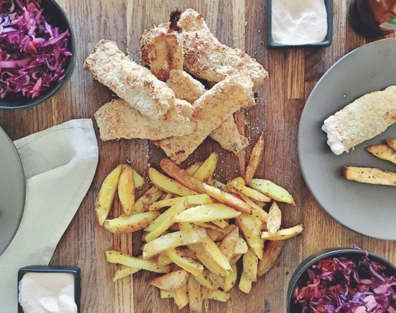 Fish and chips z piekarnika, czyli ryba bez smażenia
