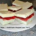 Wafle z galaretką