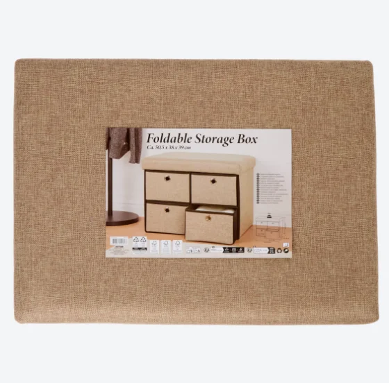 Zdjęcie Ta stylowa pufka z Action za 49,90 zł to nowy hit do mieszkania! Składana, aż 4 szufladki i dodatkowe siedzisko dla gości #3