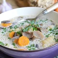 Zupa ze świeżych grzybów