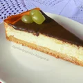 Sernik (z wiaderka) na kruchym cieście z polewą czekoladową