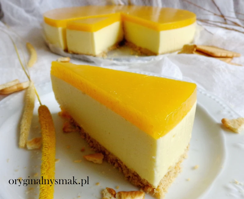 Sernik na zimno z mango
