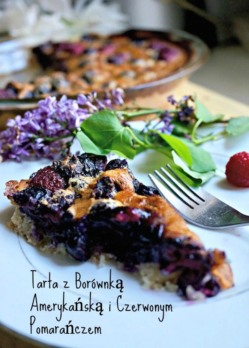 Tarta z Borówką Amerykańską i Czerwonym Pomarańczem