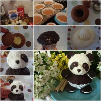Babeczki - słodkie pandy
