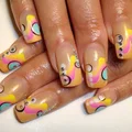 Zwariowane kolorowy manicure