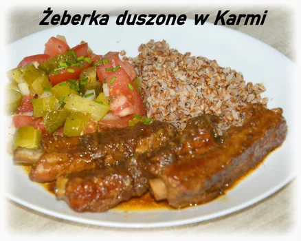 Żeberka duszone w Karmi