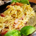 Zapiekanka makaronowa z kiełbasą