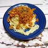 Spaghetti ze swojskim sosem