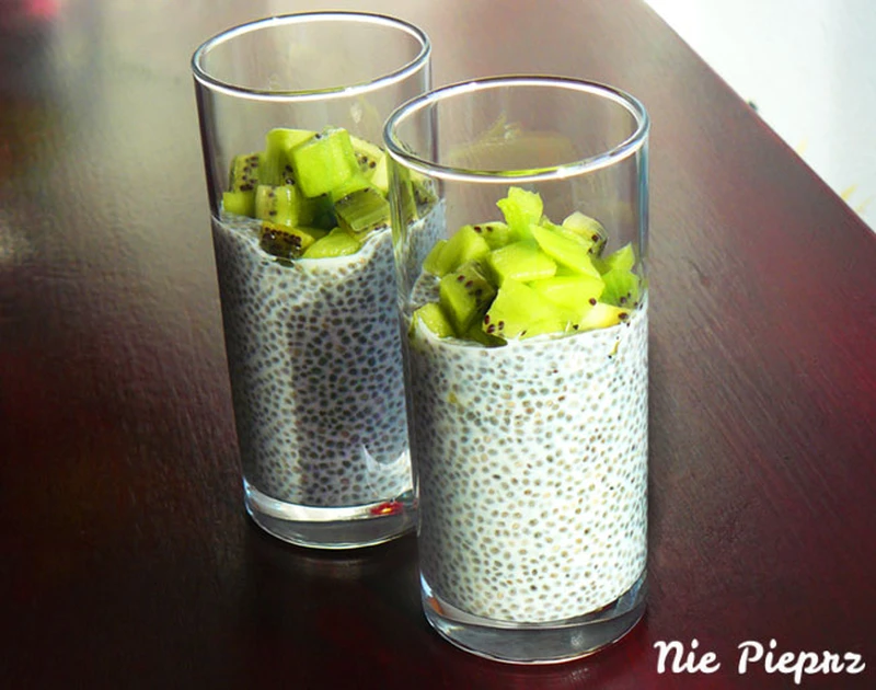 Pudding chia z kiwi