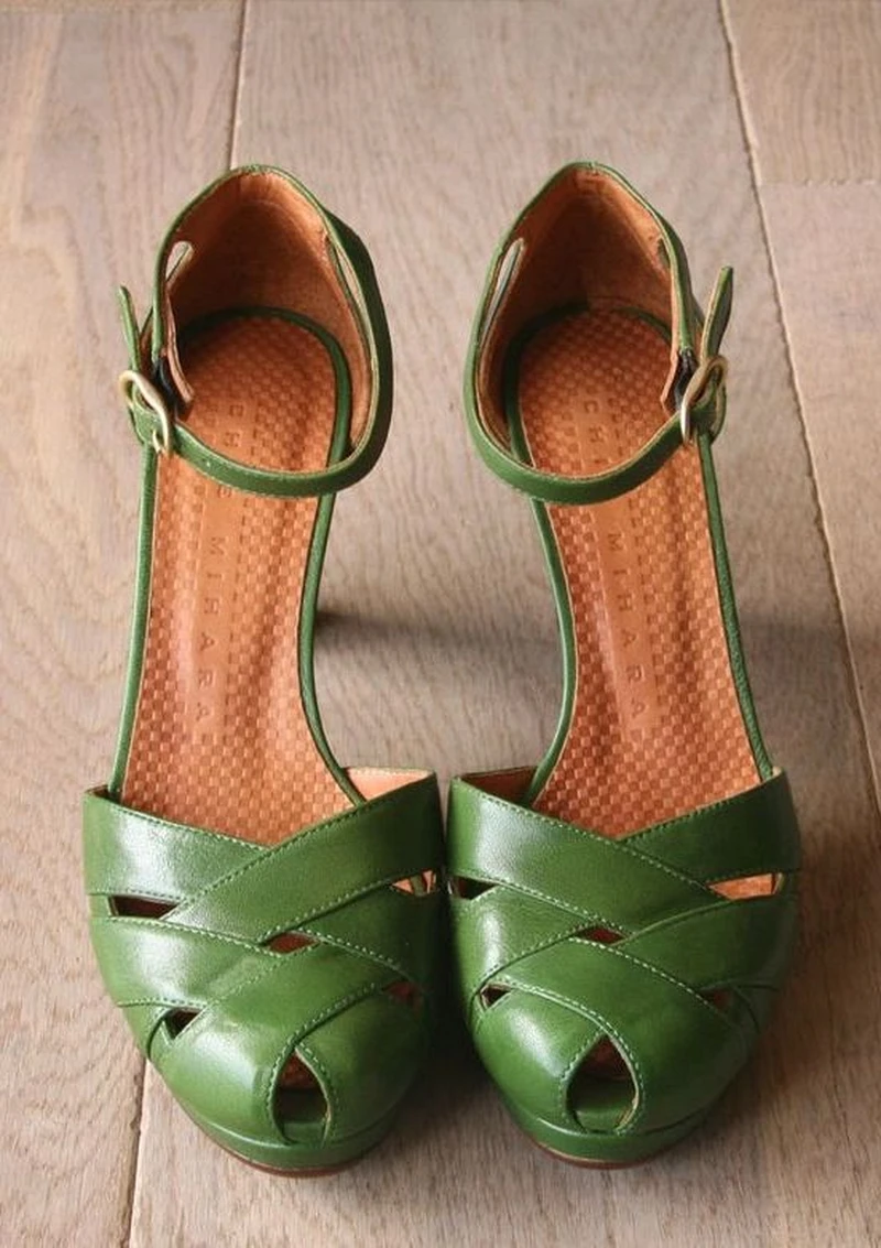 Zielone buciki