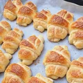 Rogaliki połfrancuskie, listkowe z dżemem