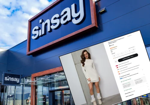 Ta sweterkowa sukienka z Sinsay za 39 zł to petarda na zimę i wiosnę! Rękawy i prążki robią robotę - do kozaków i balerin - krój dla każdej sylwetki