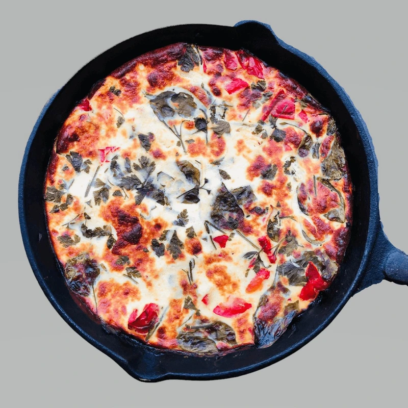 Tortilla z piekarnika