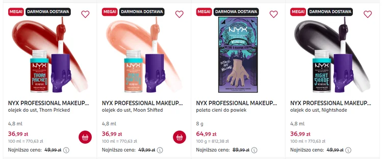 Zdjęcie Ta limitowana kolekcja rozchodzi się błyskawicznie! NYX x Wednesday już w Rossmannie! #3